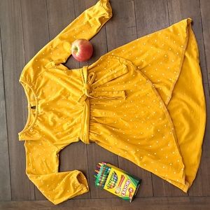 Carter's polka dot faux wrap dress